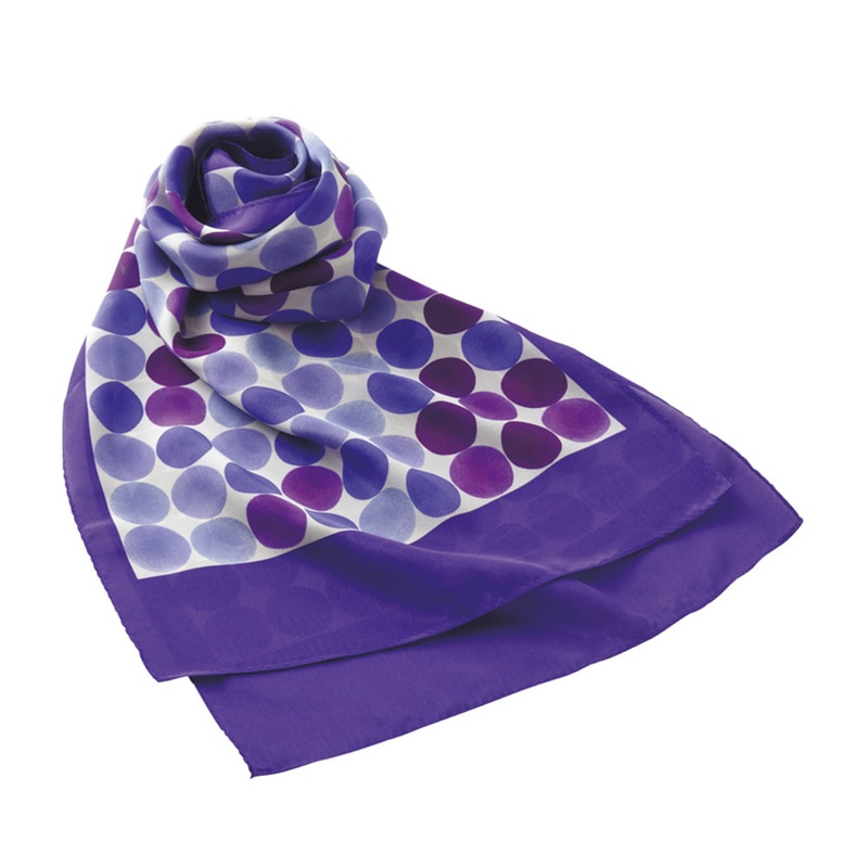 住商モンブラン(株) BA101-4_F スカーフ レディス フリーサイズ パープル 1枚(ご注文単位1枚)【直送品】