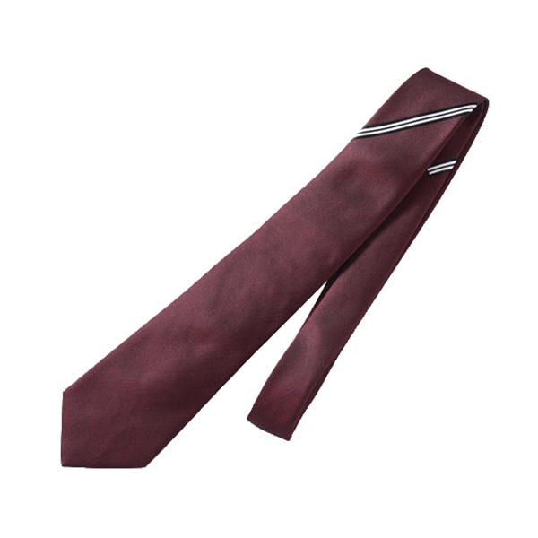 住商モンブラン(株) BA503-5_F ネクタイ フリーサイズ ワイン/黒/白 1枚(ご注文単位1枚)【直送品】