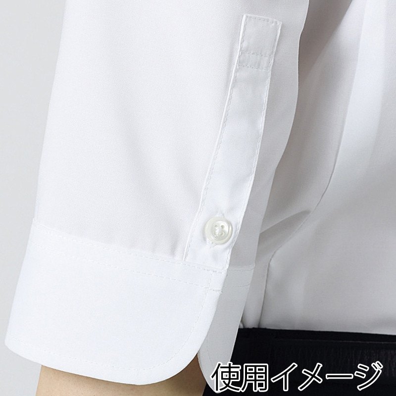 住商モンブラン(株) BF2203-2_11 シャツ レディス7分袖 11 白 1枚(ご注文単位1枚)【直送品】