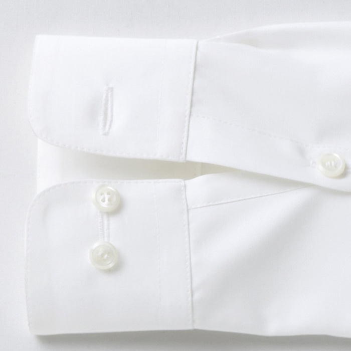 住商モンブラン(株) BF2571-2_LL シャツ メンズ長袖　LL 白 1枚（ご注文単位1枚）【直送品】