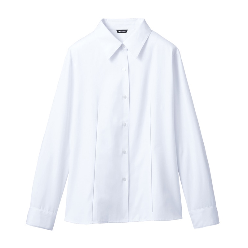 住商モンブラン(株) BK2161-2_13 ブラウス レディス長袖 13 白 1枚(ご注文単位1枚)【直送品】