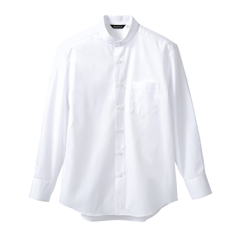 住商モンブラン(株) BS2591-2_SS シャツ 男女兼用長袖 SS 白 1枚(ご注文単位1枚)【直送品】