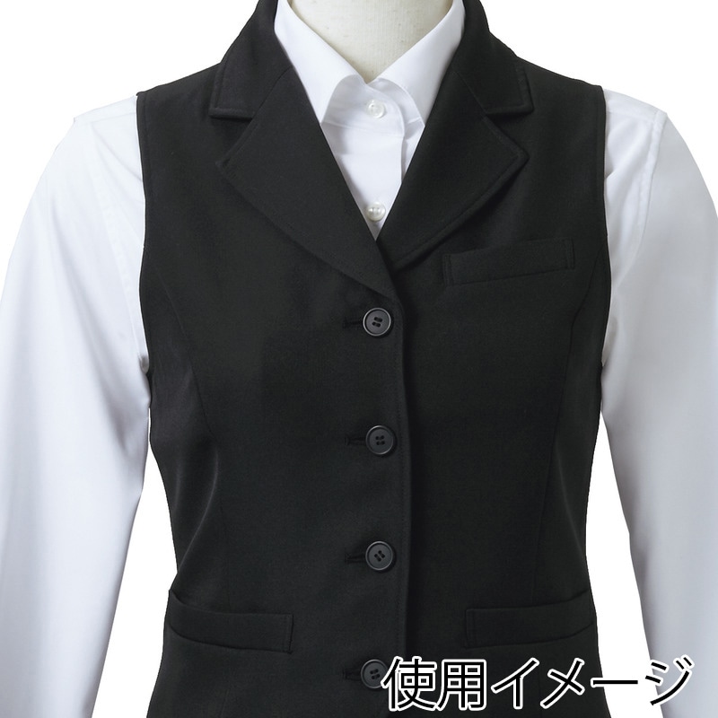 住商モンブラン(株) GS6061-1_13 ベスト レディス　13 黒 1枚（ご注文単位1枚）【直送品】