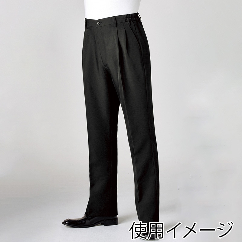 住商モンブラン(株) GS7861-1_6L パンツ 男女兼用　6L 黒 1枚（ご注文単位1枚）【直送品】