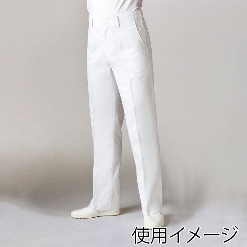 住商モンブラン(株) KS7601-2_135 スラックス メンズ 135 白 1枚(ご注文単位1枚)【直送品】