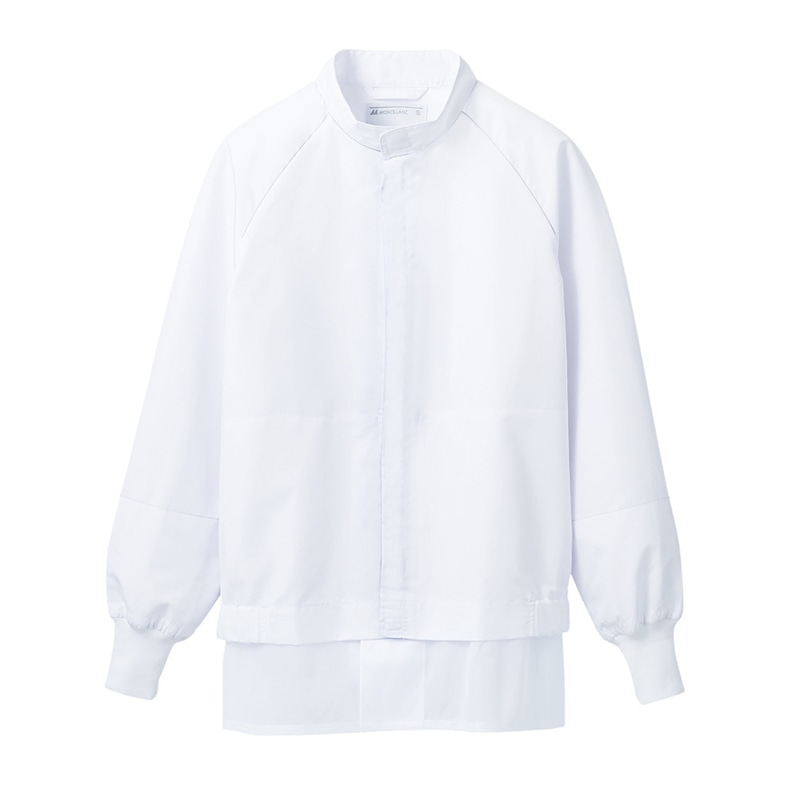 住商モンブラン(株) RP8701-2_3L ジャンパ- 男女兼用長袖 3L 白 1枚(ご注文単位1枚)【直送品】