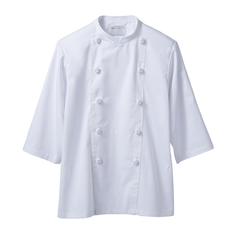 住商モンブラン(株) TC6623-2_6L コックコート 男女兼用7分袖 6L 白 1枚(ご注文単位1枚)【直送品】