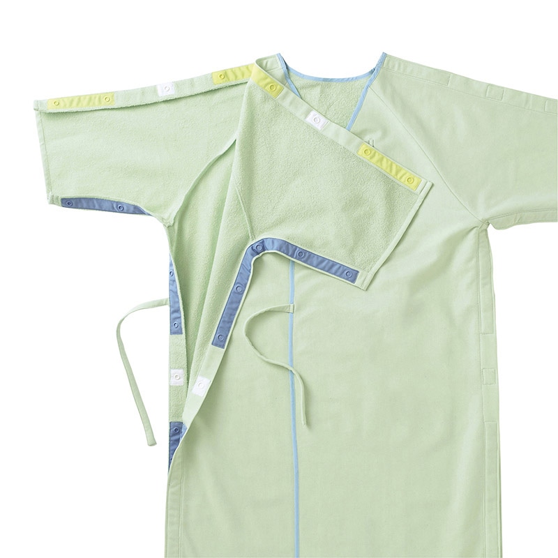 術前術後衣　79-234　ミント　L   1枚（ご注文単位1枚）【直送品】