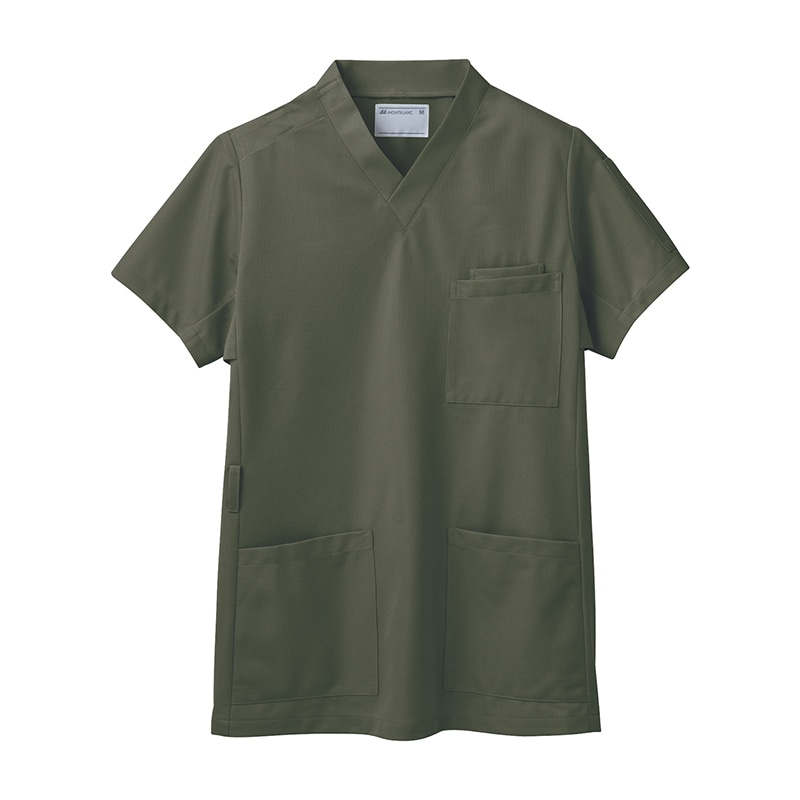 スクラブ 男女兼用 72-630 チャコールグレー 3L 1個(ご注文単位1個)【直送品】