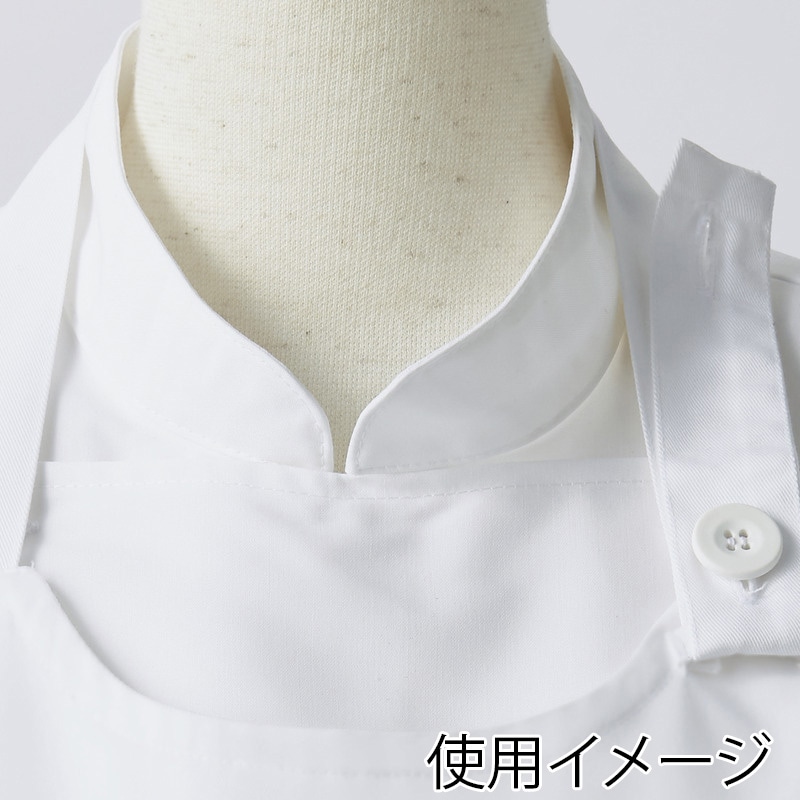 住商モンブラン(株) 5-862_F エプロン 男女兼用 フリーサイズ 黒 1枚(ご注文単位1枚)【直送品】