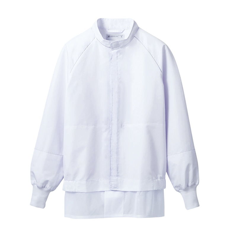 住商モンブラン(株) RS8701-2_M ジャンパ- 男女兼用長袖　M 白 1枚（ご注文単位1枚）【直送品】