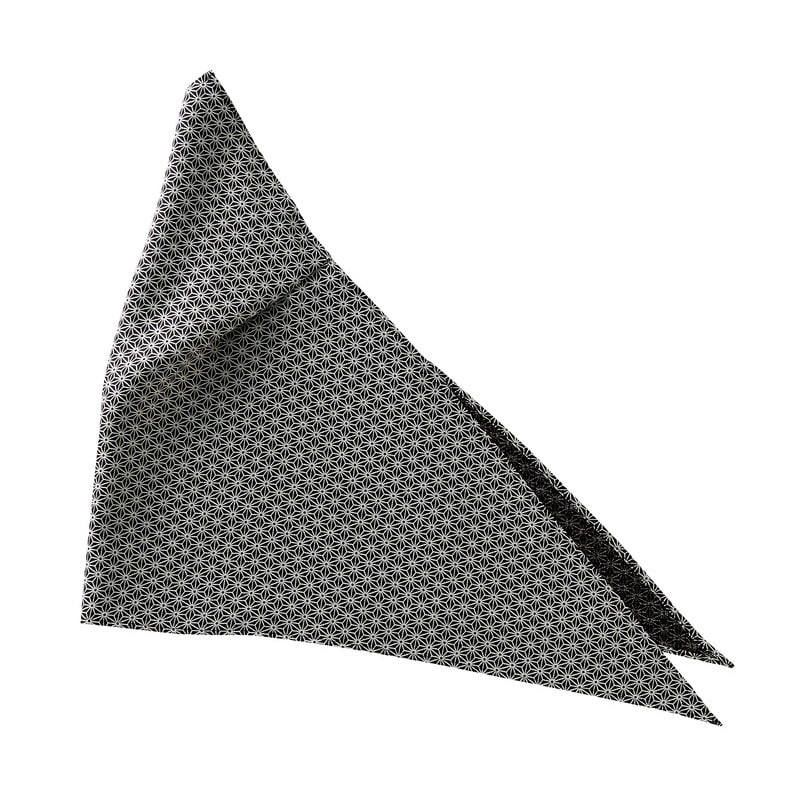 住商モンブラン(株) 9-290_F バンダナ 男女兼用　フリーサイズ 黒 1枚（ご注文単位1枚）【直送品】