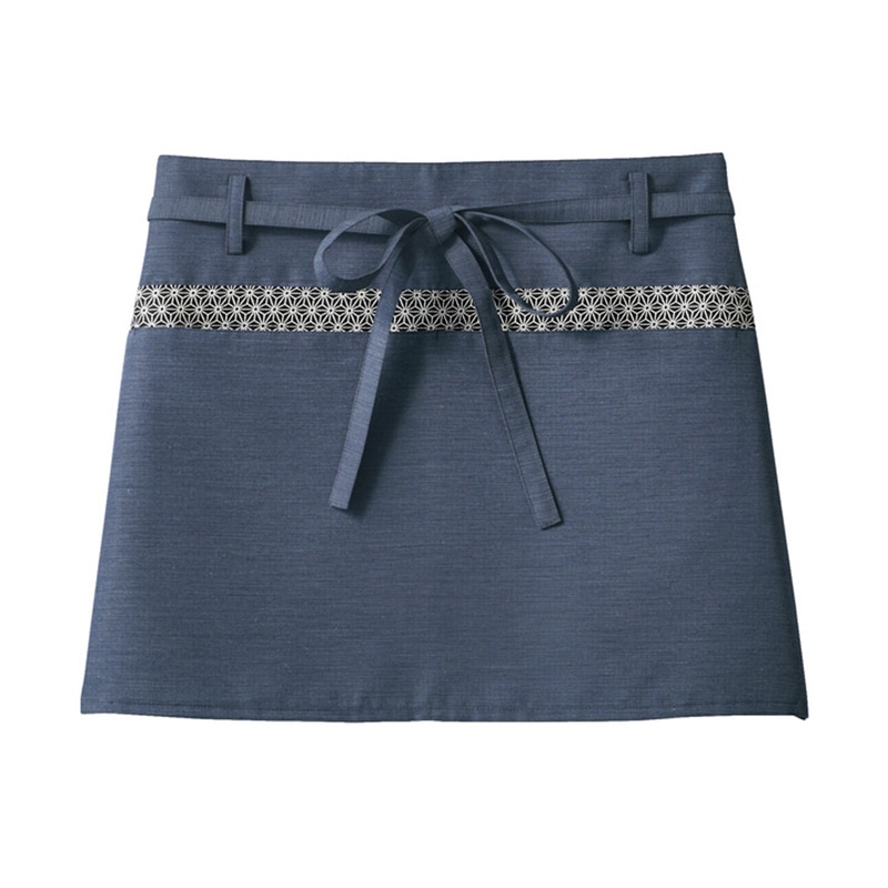 住商モンブラン(株) 9-1229_F サロンエプロン 男女兼用　フリーサイズ ネイビー／黒 1枚（ご注文単位1枚）【直送品】