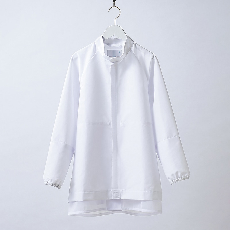 住商モンブラン(株) RS8723-2_M ブルゾン 男女兼用長袖 M 白 1枚(ご注文単位1枚)【直送品】