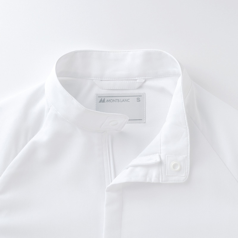 住商モンブラン(株) RS8723-2_M ブルゾン 男女兼用長袖 M 白 1枚(ご注文単位1枚)【直送品】