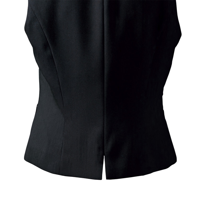 住商モンブラン(株) BG6002-0_13 ベスト レディス 13 黒チェック 1枚(ご注文単位1枚)【直送品】