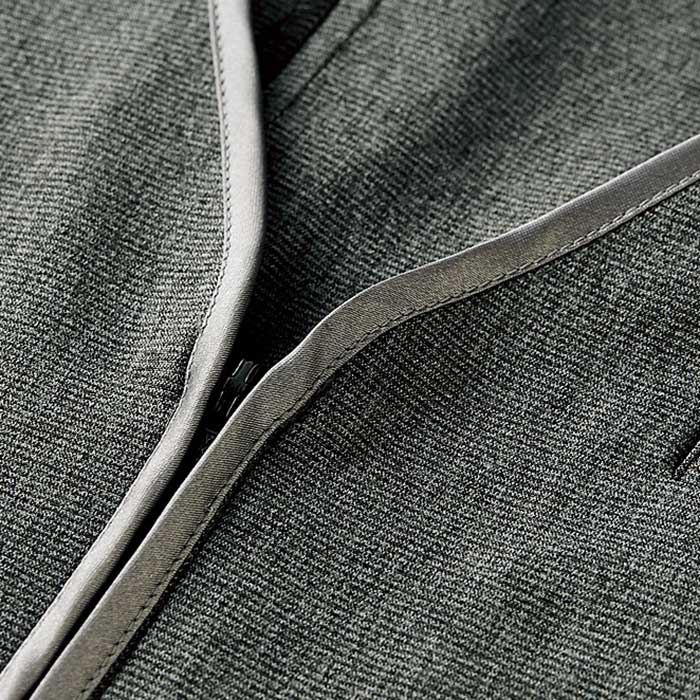 住商モンブラン(株) BR1102-0_7 ニットジャケット レディス長袖 7 グレー 1枚(ご注文単位1枚)【直送品】