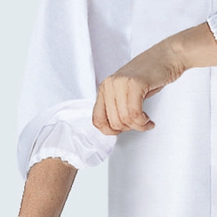 住商モンブラン(株) 1-951_M 調理衣 男女兼用長袖 V首 白 1枚(ご注文単位1枚)【直送品】