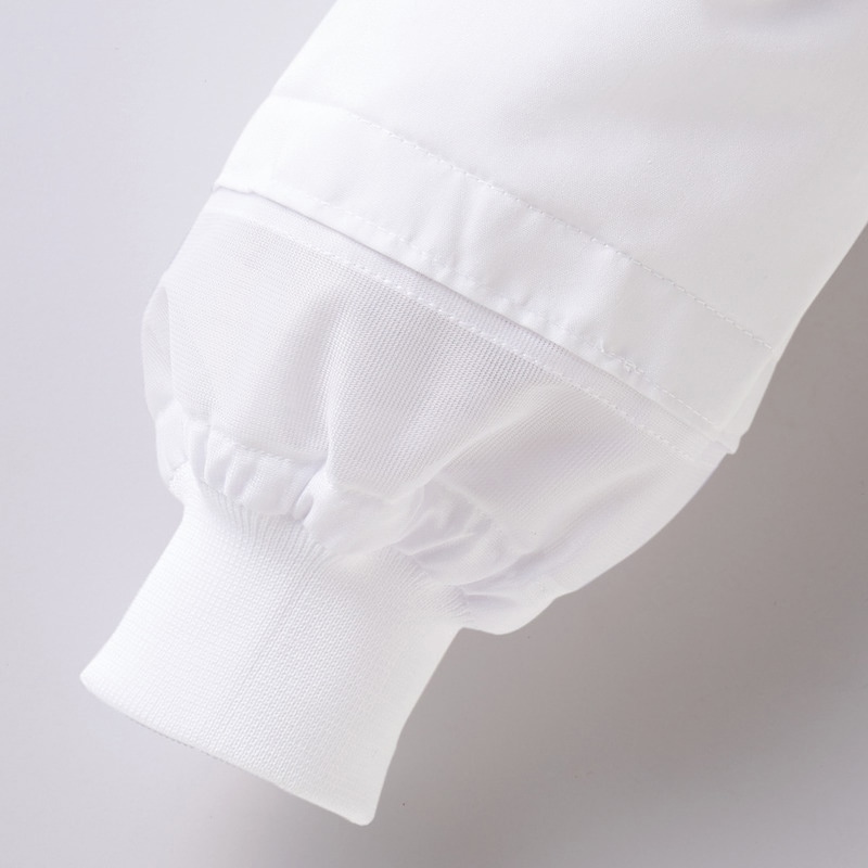 住商モンブラン(株) 6-1131_SS コックコート 男女兼用7分袖 SS 白/袖腰ネット 1枚(ご注文単位1枚)【直送品】