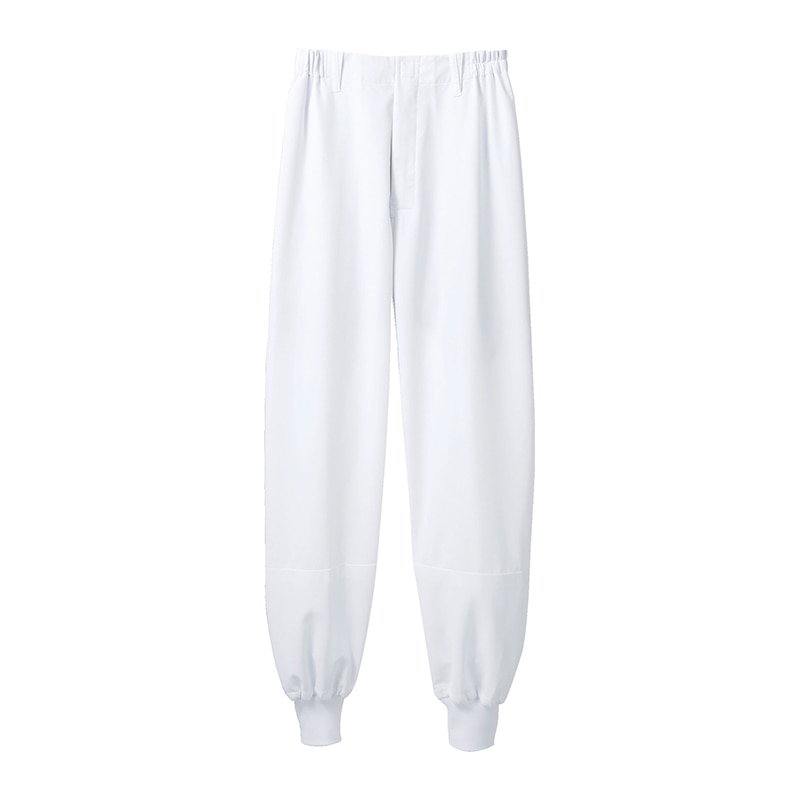 住商モンブラン(株) RL7701-2_4L パンツ 男女兼用ノ-タック　4L 白 1枚（ご注文単位1枚）【直送品】