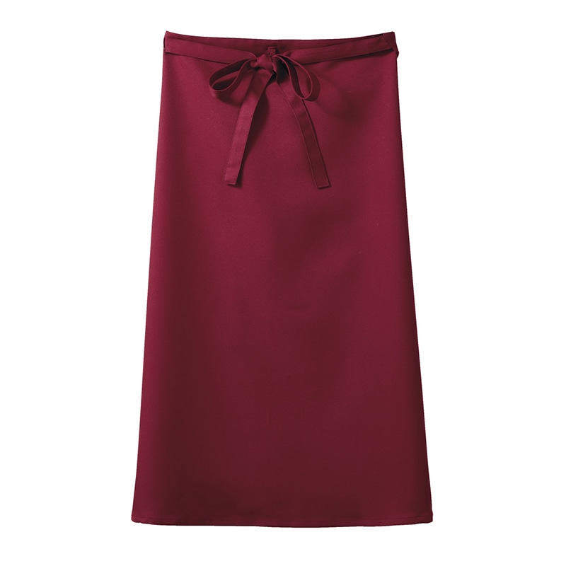 住商モンブラン(株) 9-1608_F サロンエプロン 男女兼用　フリーサイズ　フリーサイズ ワイン 1枚（ご注文単位1枚）【直送品】