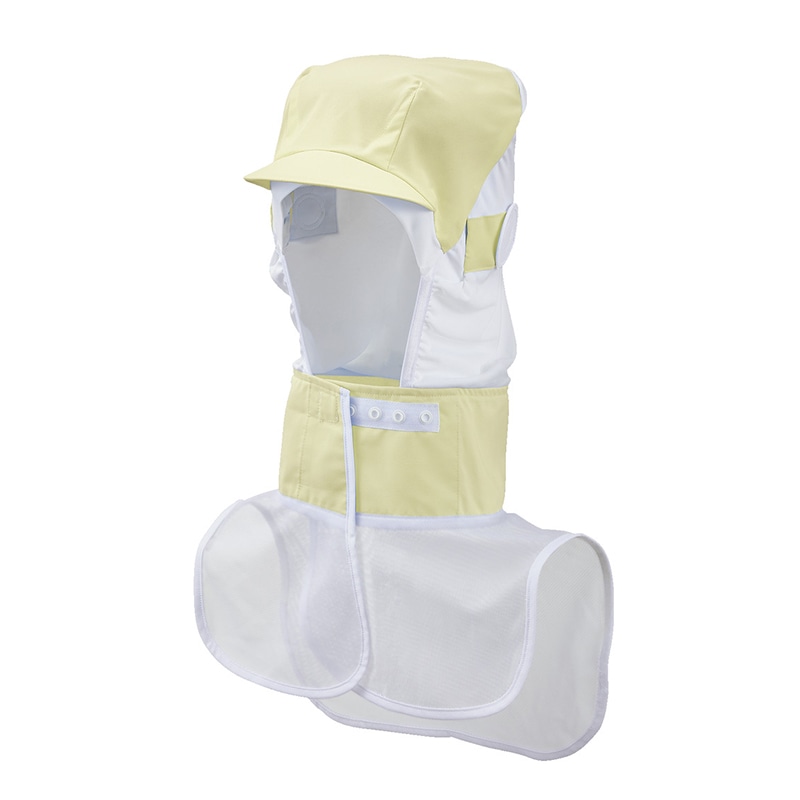 住商モンブラン(株) 9-1545_LL 頭巾帽子 男女兼用 LL イエロー 1枚(ご注文単位1枚)【直送品】