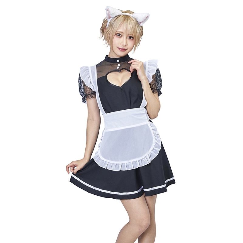 クリアストーン キャットカチューシャ ふせ耳 ホワイト×ピンク フリーサイズ 1個(ご注文単位1個)【直送品】