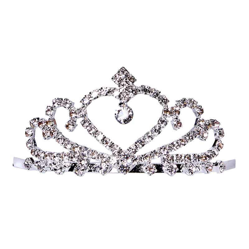 クリアストーン コスチューム ハピバ プリンセスティアラコーム 1個(ご注文単位1個)【直送品】