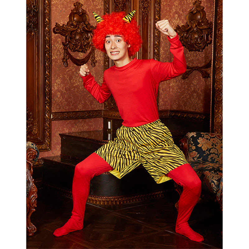 クリアストーン コスチューム スーパー赤鬼セット 1個(ご注文単位1個)【直送品】