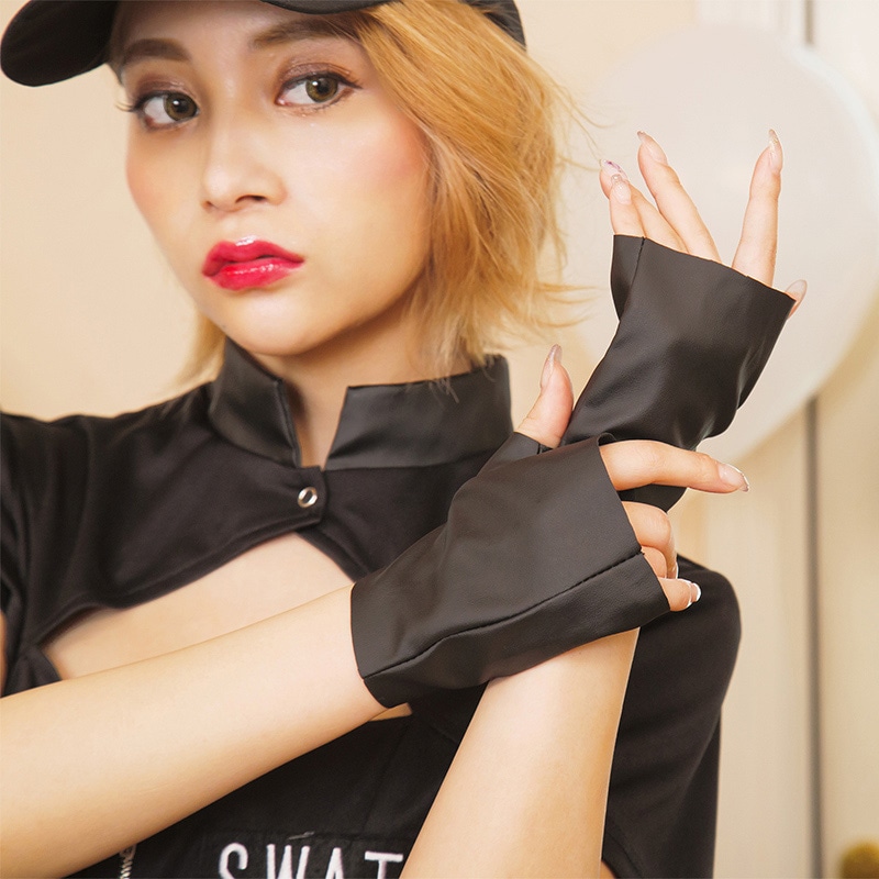 クリアストーン コスチューム グロウホリック ジップアップスワット フリーサイズ 1個(ご注文単位1個)【直送品】