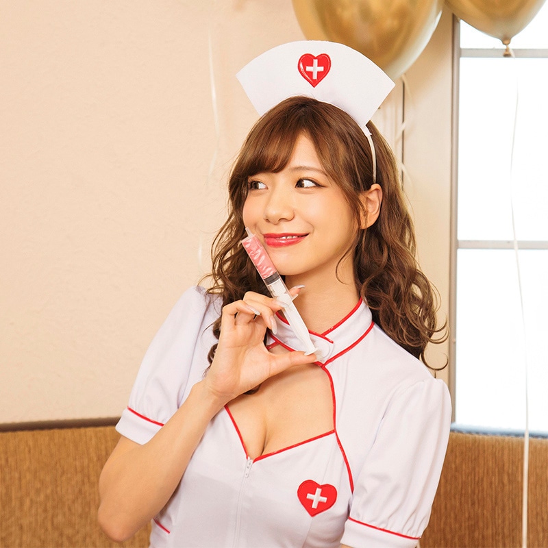 クリアストーン コスチューム グロウホリック ジップアップナース ホワイト フリーサイズ 1個(ご注文単位1個)【直送品】