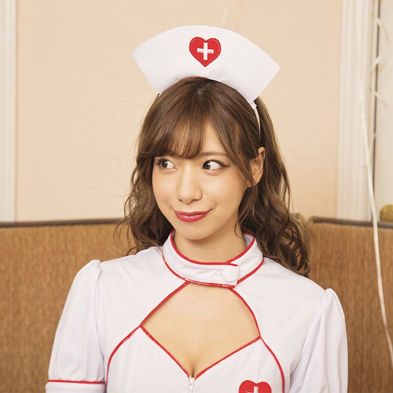 クリアストーン コスチューム グロウホリック ジップアップナース ホワイト フリーサイズ 1個(ご注文単位1個)【直送品】