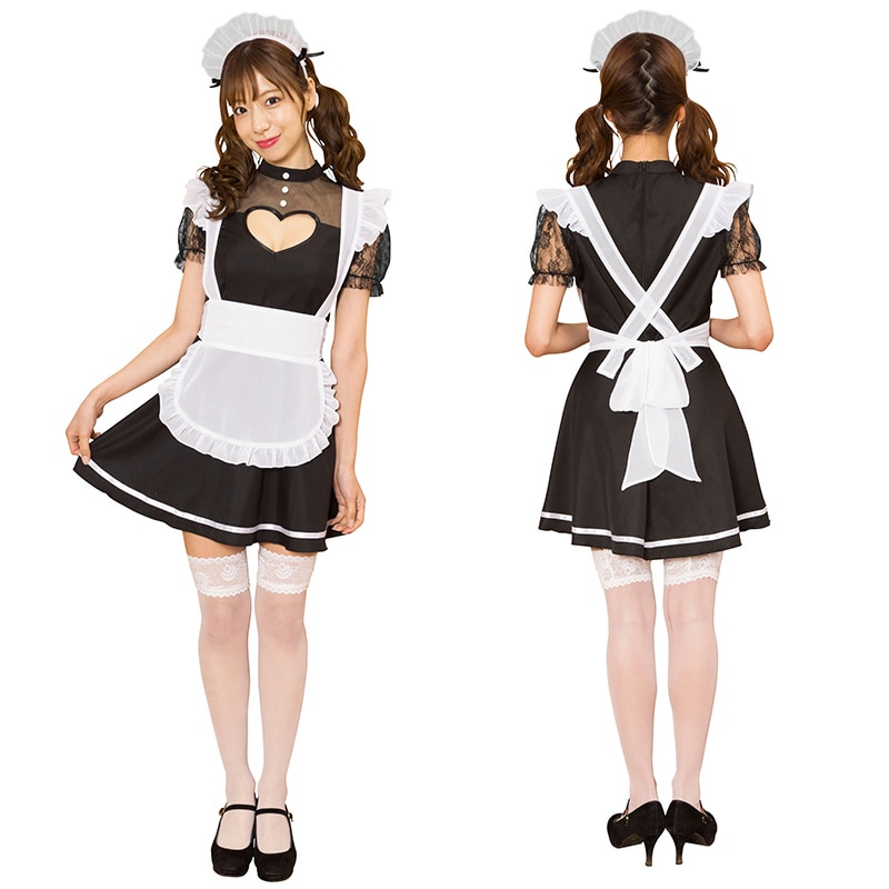 クリアストーン コスチューム　グロウホリック ハートメイド フリーサイズ 1個（ご注文単位1個）【直送品】