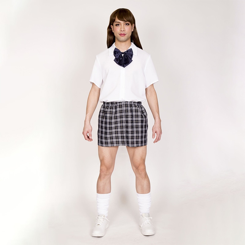 クリアストーン コスチューム 女装MAN イケイケJK MAN 1個(ご注文単位1個)【直送品】