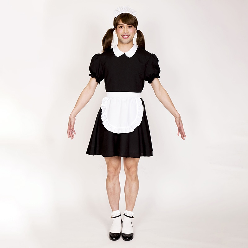 クリアストーン コスチューム 女装MAN きゅんきゅんメイドMAN 1個(ご注文単位1個)【直送品】