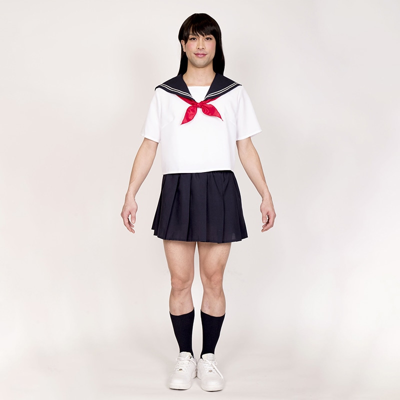 クリアストーン コスチューム 女装MAN 純情セーラーMAN 1個(ご注文単位1個)【直送品】