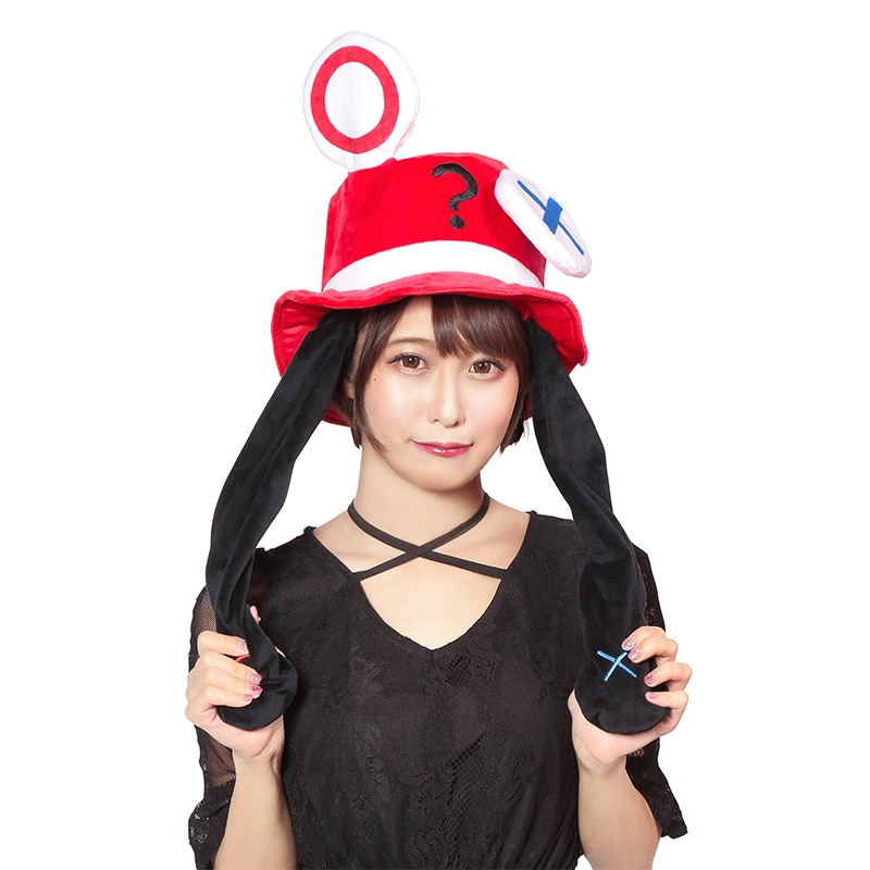 クリアストーン パタパタハット　マルバツ フリーサイズ  1個（ご注文単位1個）【直送品】