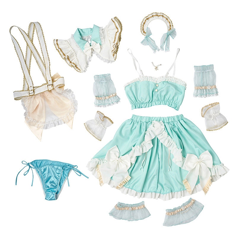 クリアストーン コスチューム えなこコラボ アニバーサリーメイド セパレート 1セット(ご注文単位1セット)【直送品】