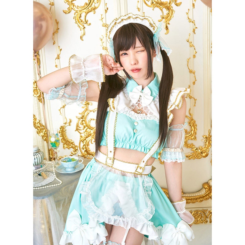 クリアストーン コスチューム えなこコラボ アニバーサリーメイド セパレート 1セット(ご注文単位1セット)【直送品】