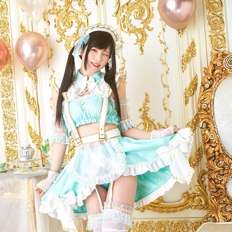 クリアストーン コスチューム えなこコラボ アニバーサリーメイド セパレート 1セット(ご注文単位1セット)【直送品】