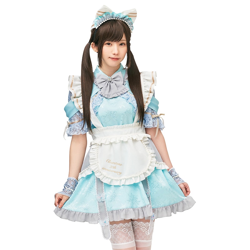 クリアストーン コスチューム　えなこコラボ　アニバーサリーメイド ワンピース  1セット（ご注文単位1セット）【直送品】