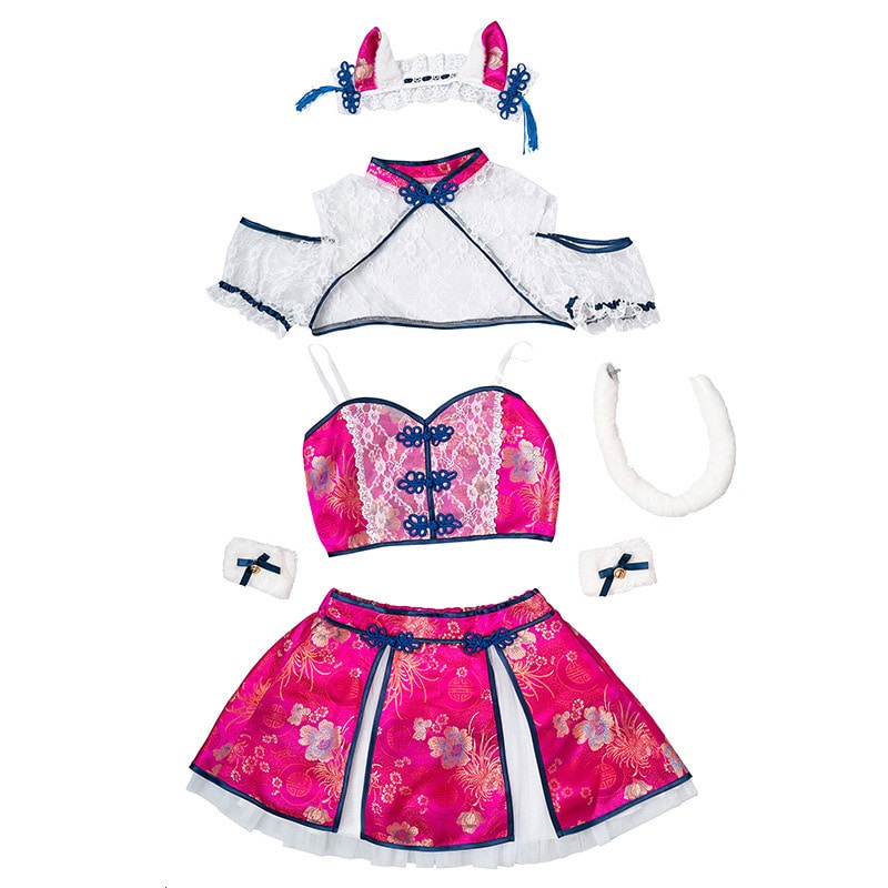 クリアストーン コスチューム　マイフェイヴ　宮本彩希  ネコ派チャイナ 1セット（ご注文単位1セット）【直送品】