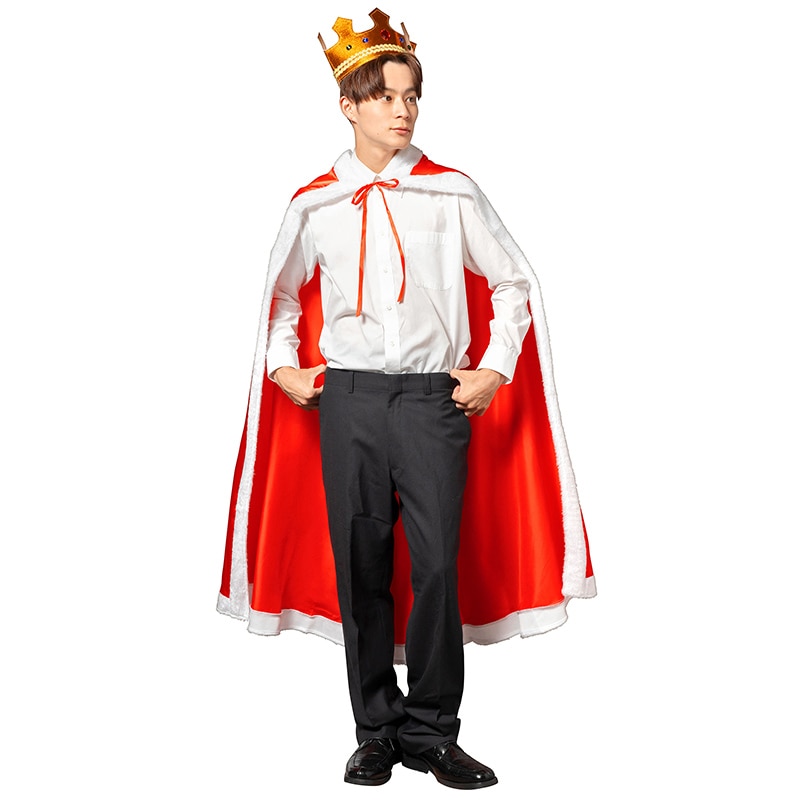 クリアストーン コスチューム　MENコス　王様 フリーサイズ  1個（ご注文単位1個）【直送品】