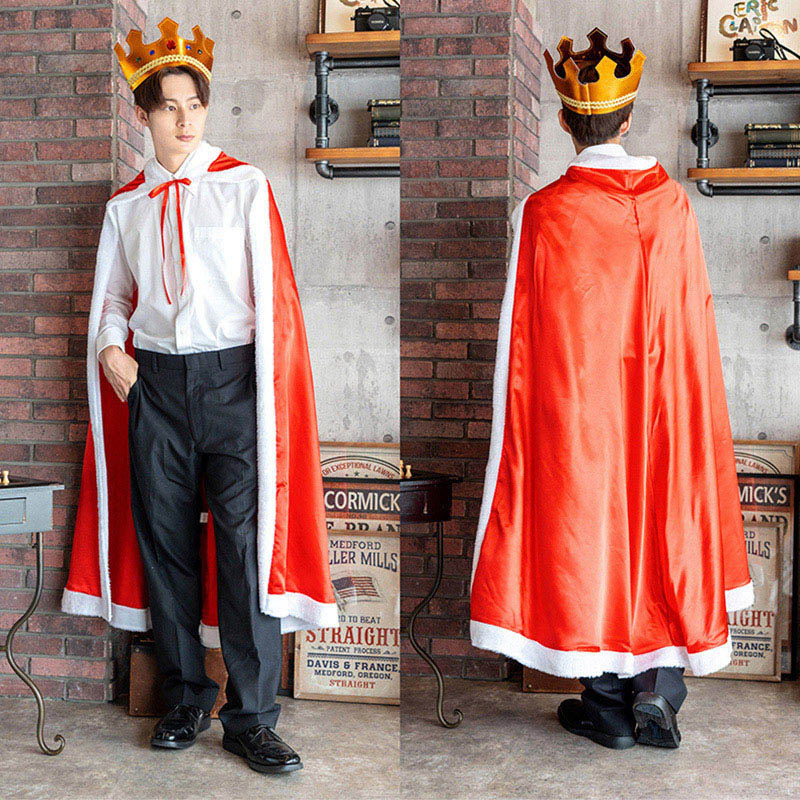 クリアストーン コスチューム　MENコス　王様 フリーサイズ  1個（ご注文単位1個）【直送品】