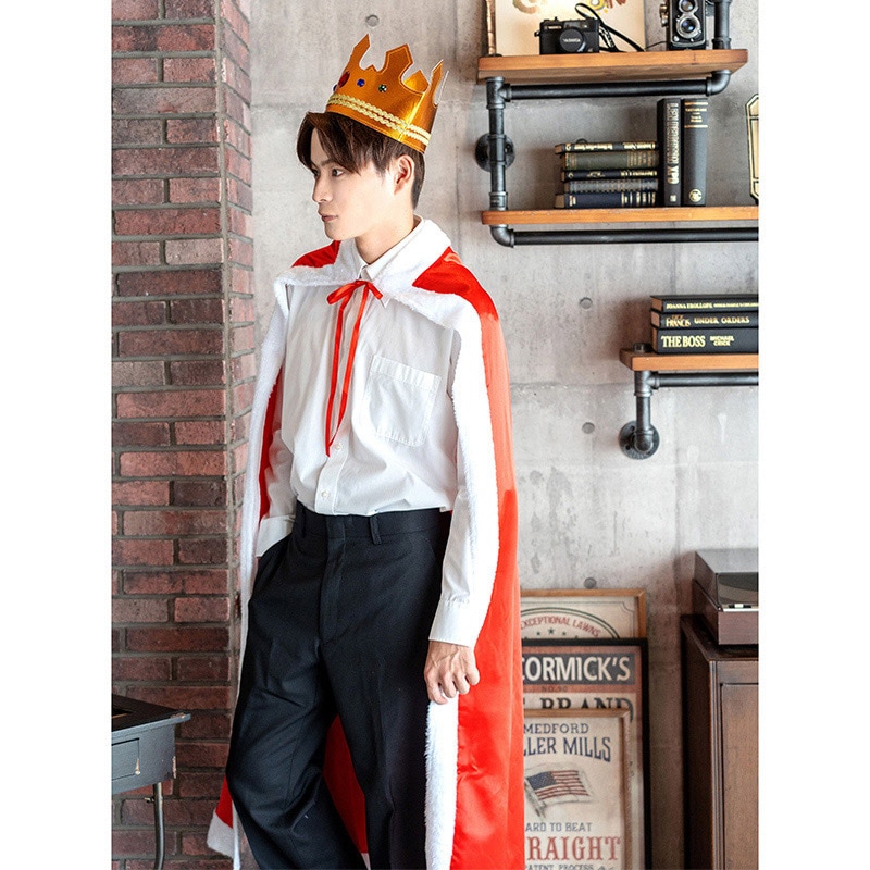 クリアストーン コスチューム　MENコス　王様 フリーサイズ  1個（ご注文単位1個）【直送品】