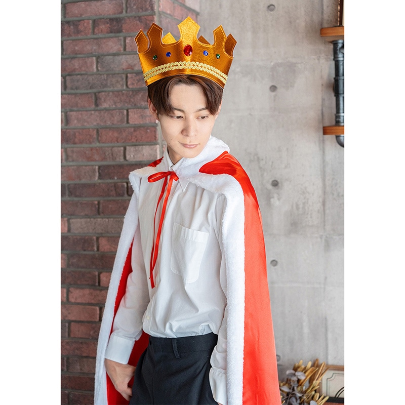 クリアストーン コスチューム　MENコス　王様 フリーサイズ  1個（ご注文単位1個）【直送品】