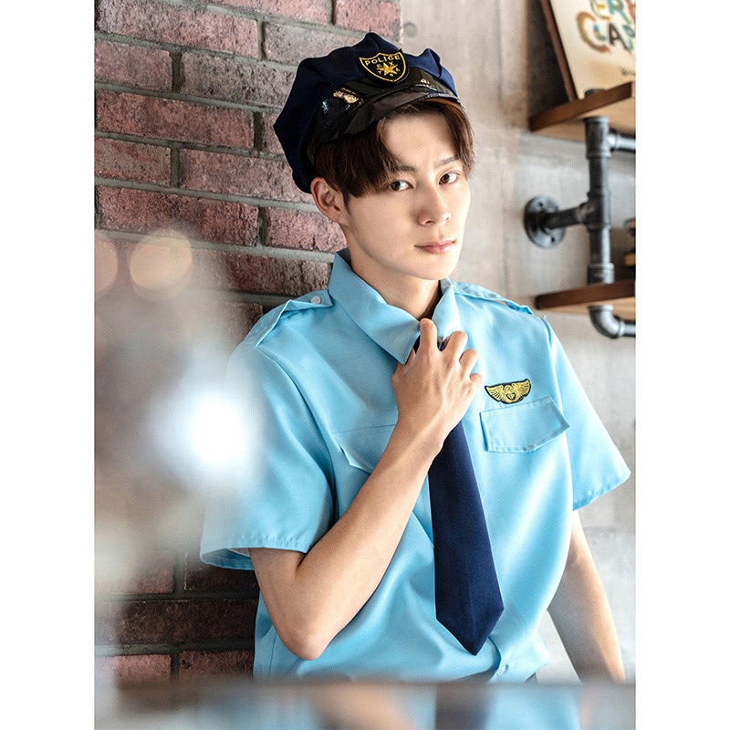 クリアストーン コスチューム MENコス おまわりさん フリーサイズ 1個(ご注文単位1個)【直送品】