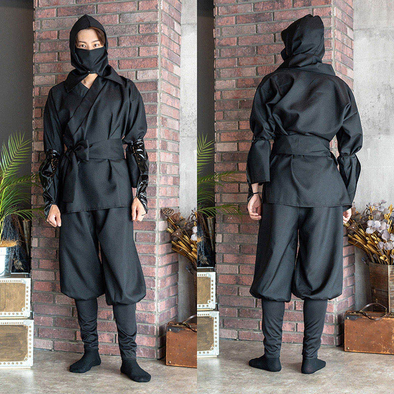 クリアストーン コスチューム MENコス 黒忍者 フリーサイズ 1個(ご注文単位1個)【直送品】