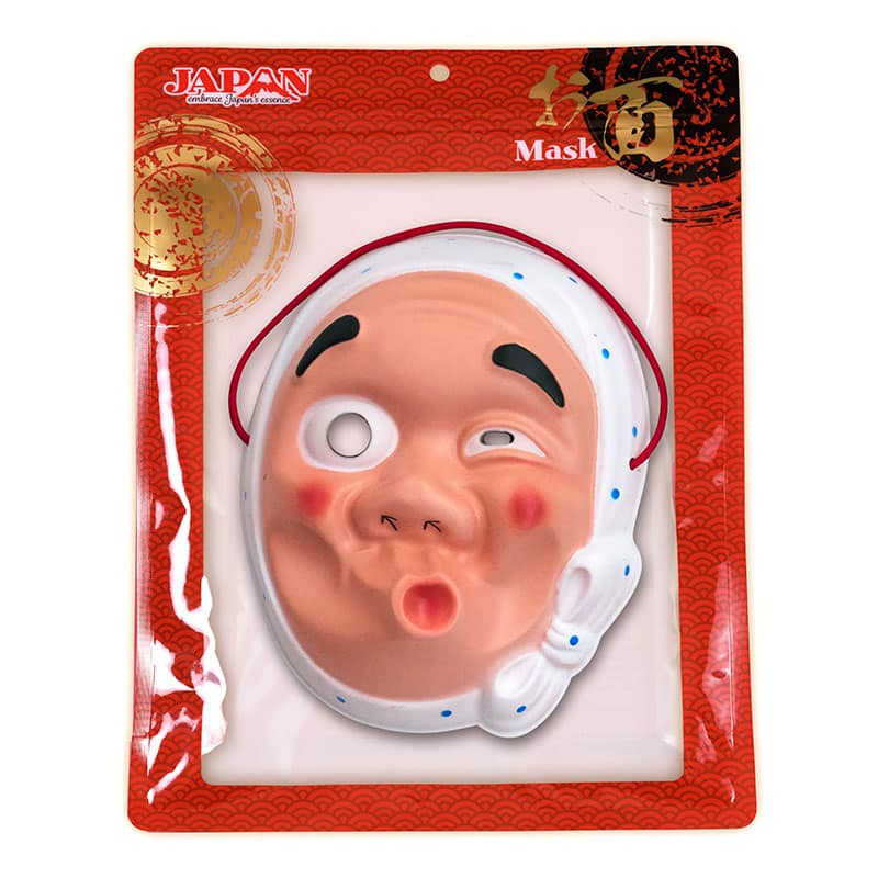 クリアストーン 和風お面 ひょっとこ  1個（ご注文単位1個）【直送品】