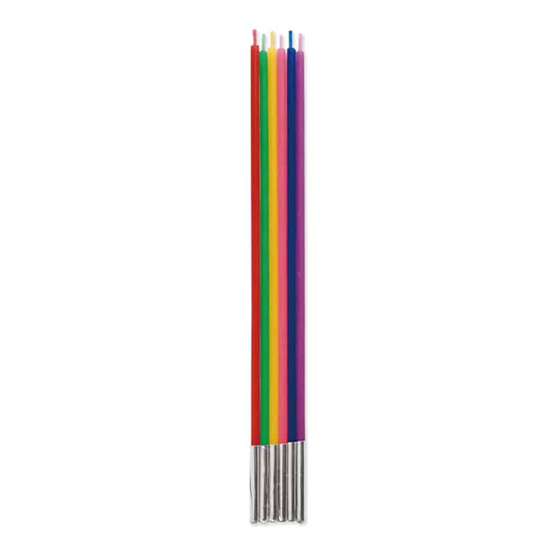ユウキ パーティーキャンドル 6本パック 136281 1セット（ご注文単位1セット）【直送品】